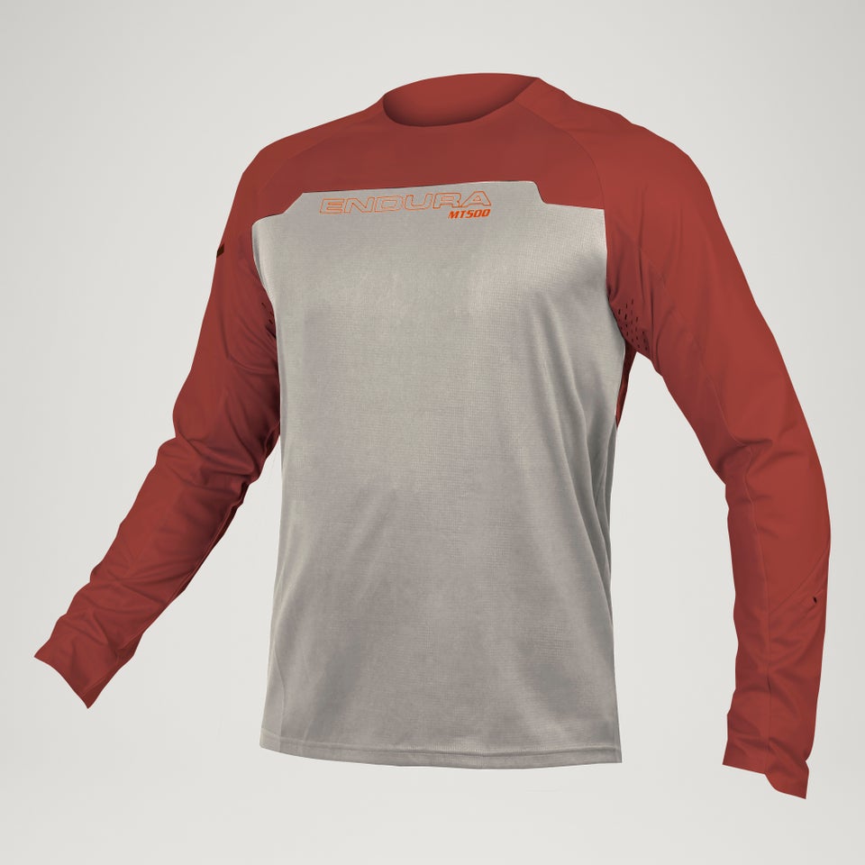 Men's MT500 Burner L/S Jersey - Brick