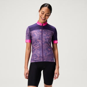 Women's FS260 Floral S/S Jersey - Bramble