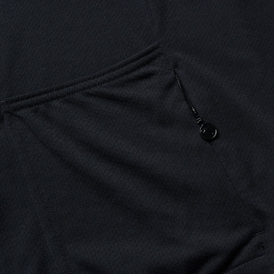 Men's Loop S/S Zipped Jersey - Black
