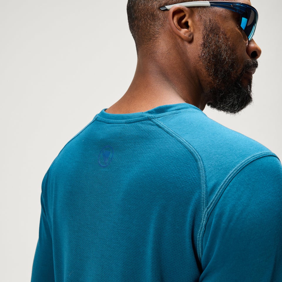 Men's Loop L/S Tech Tee - Barra Blue