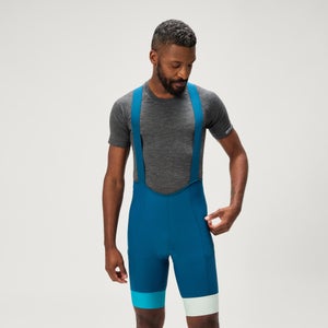 Men's Loop Bib Shorts - Barra Blue - XS
