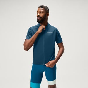Men's Loop S/S Zipped Jersey - Barra Blue