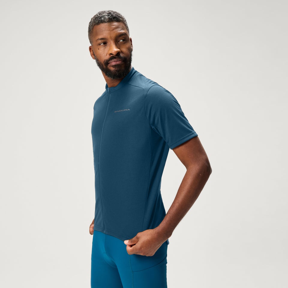 Men's Loop S/S Zipped Jersey - Barra Blue