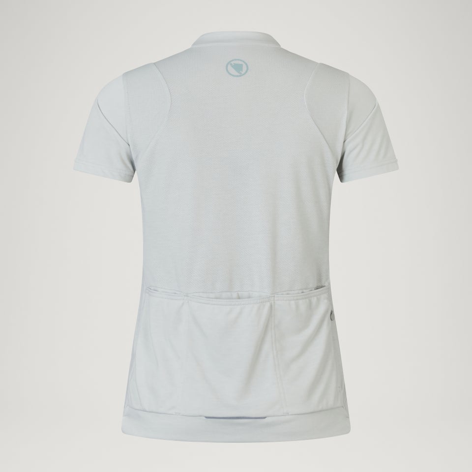 Women's Loop S/S Zipped Jersey - Machair Green