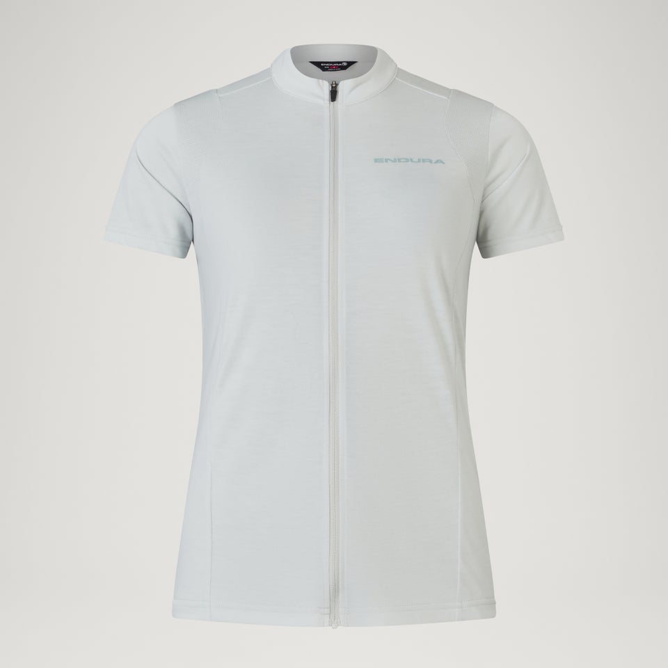 Women's Loop S/S Zipped Jersey - Machair Green