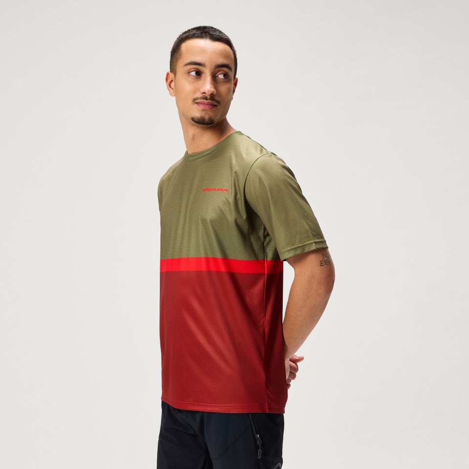 Men's SingleTrack Core Tee II - Tweed Green