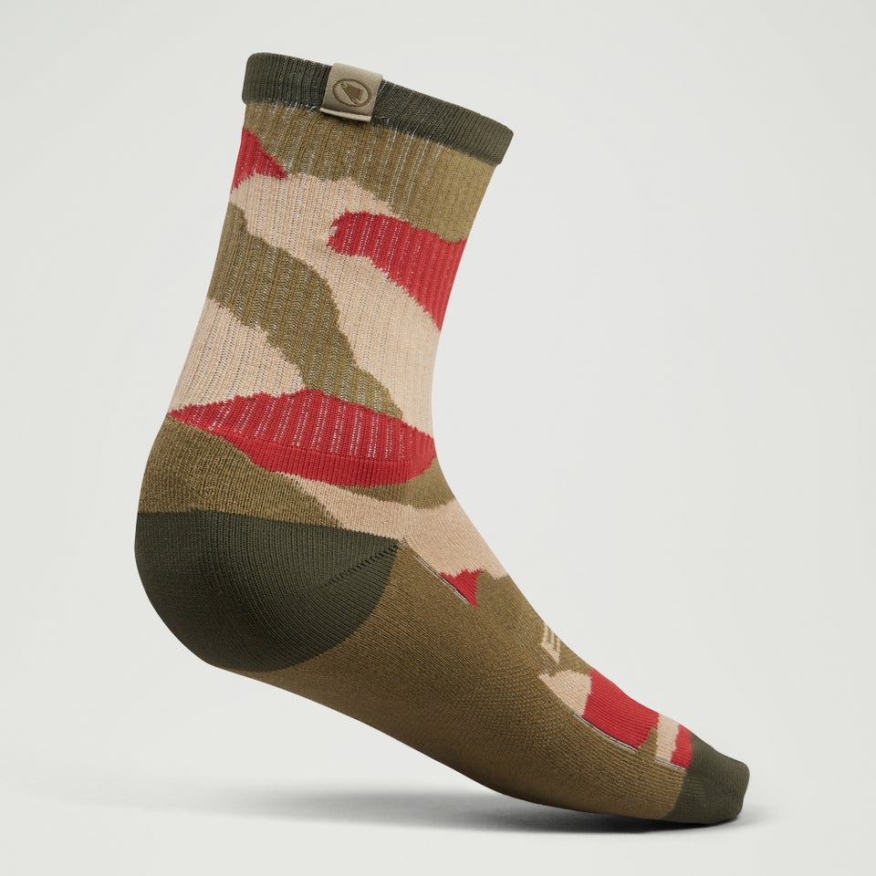 Peak Socks - Tweed Green