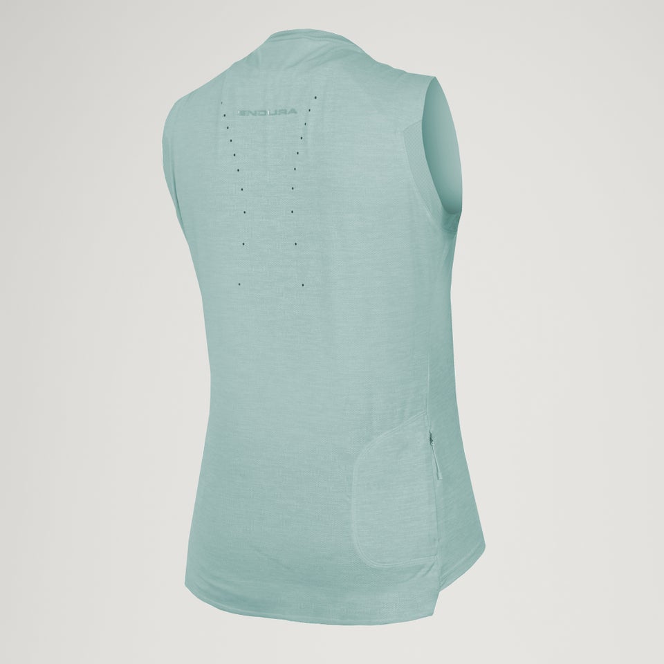 Women's SingleTrack Tank Top - Mains Gray