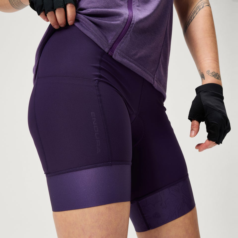 LOOP Waist-Shorts für Damen - Lila