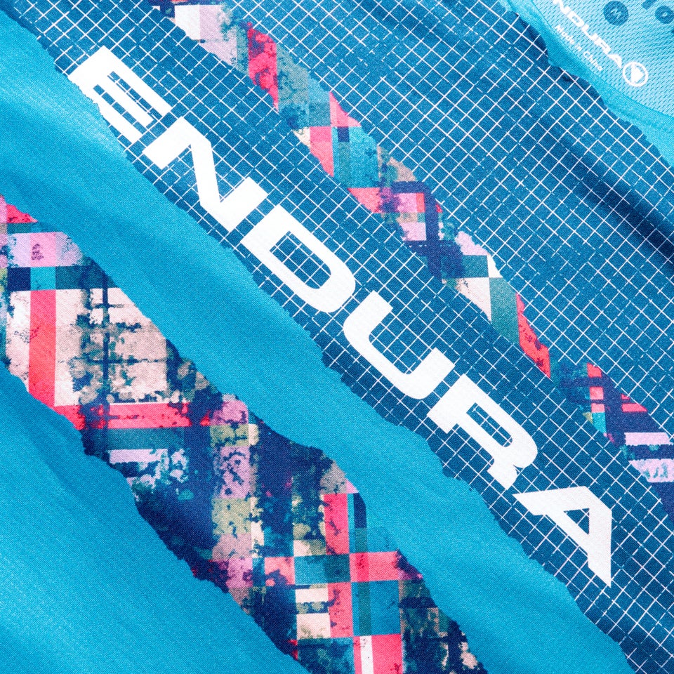 PATCHWORK LTD langärmeliges T-Shirt mit Print für Herren - Blau