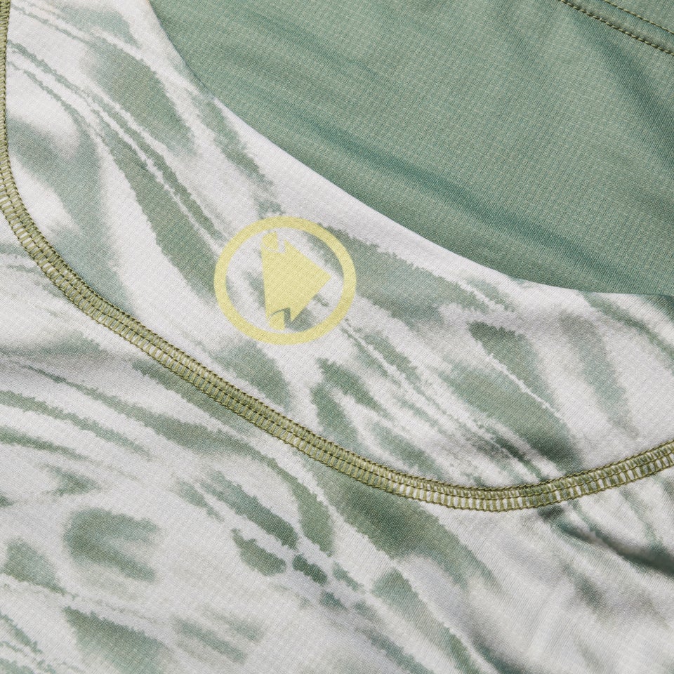 MARBLE LTD kurzärmeliges T-Shirt mit Print für Damen - Grün