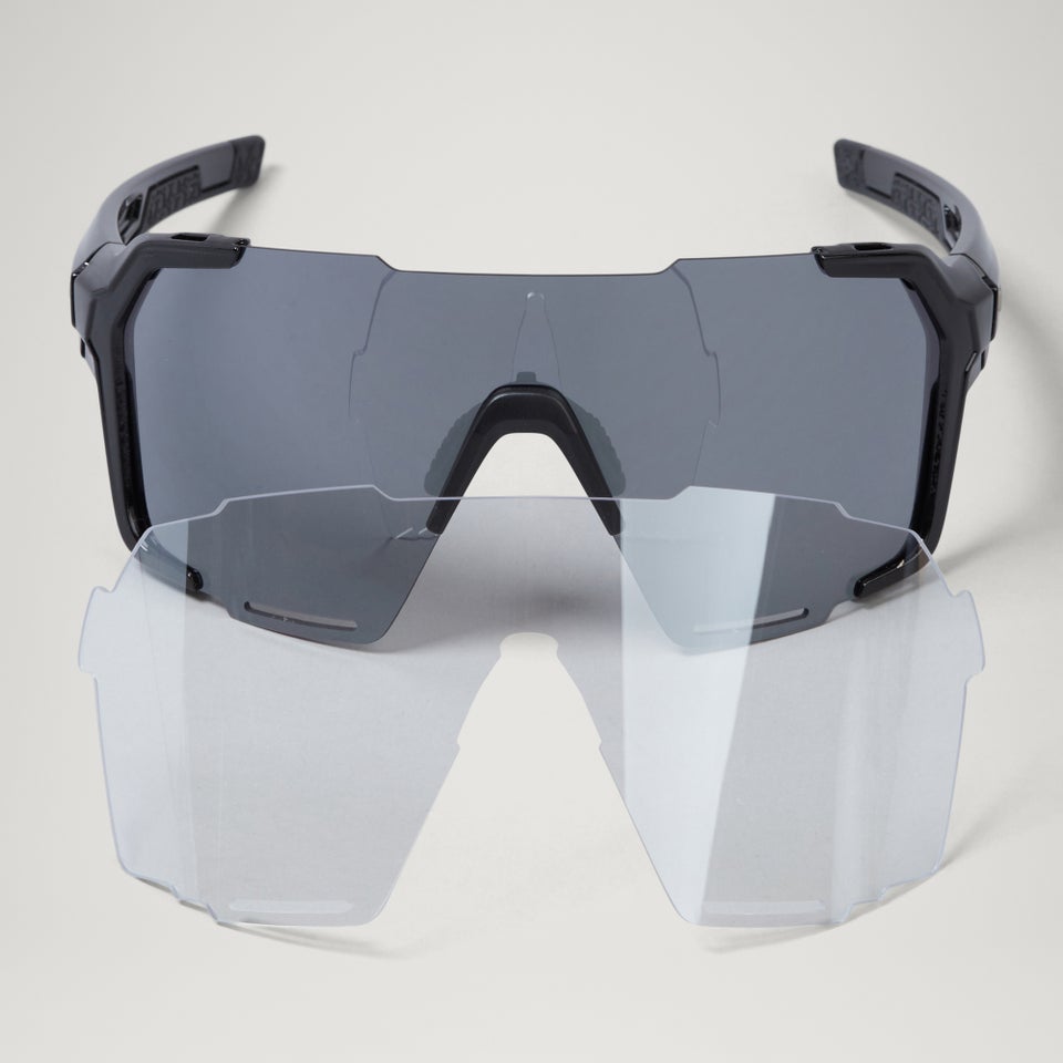 SingleTrack Frameless Glasses - Black