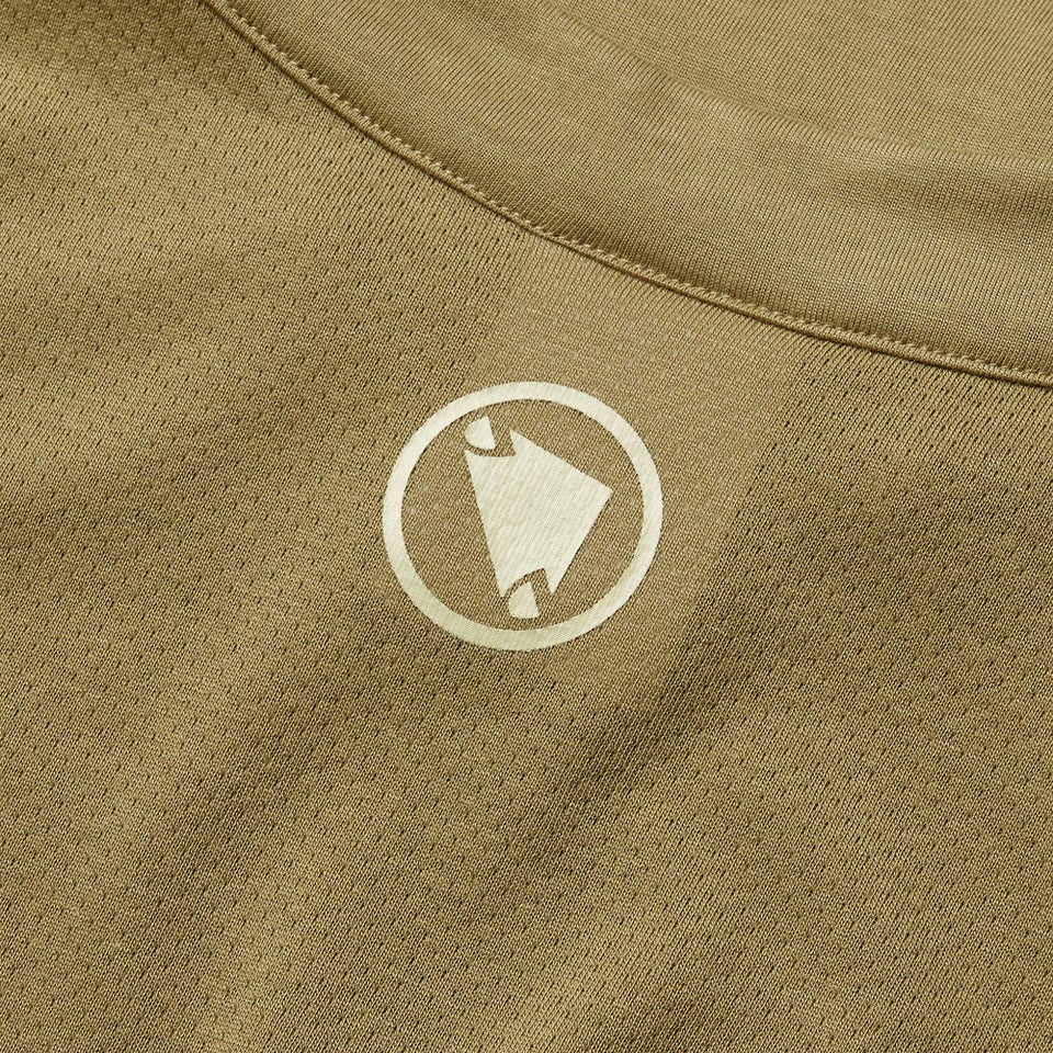 Men's Loop S/S Zipped Jersey - Tweed Green