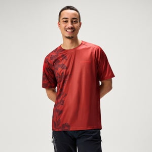 Men's Ltd Botanic Print S/S Tee - Brick