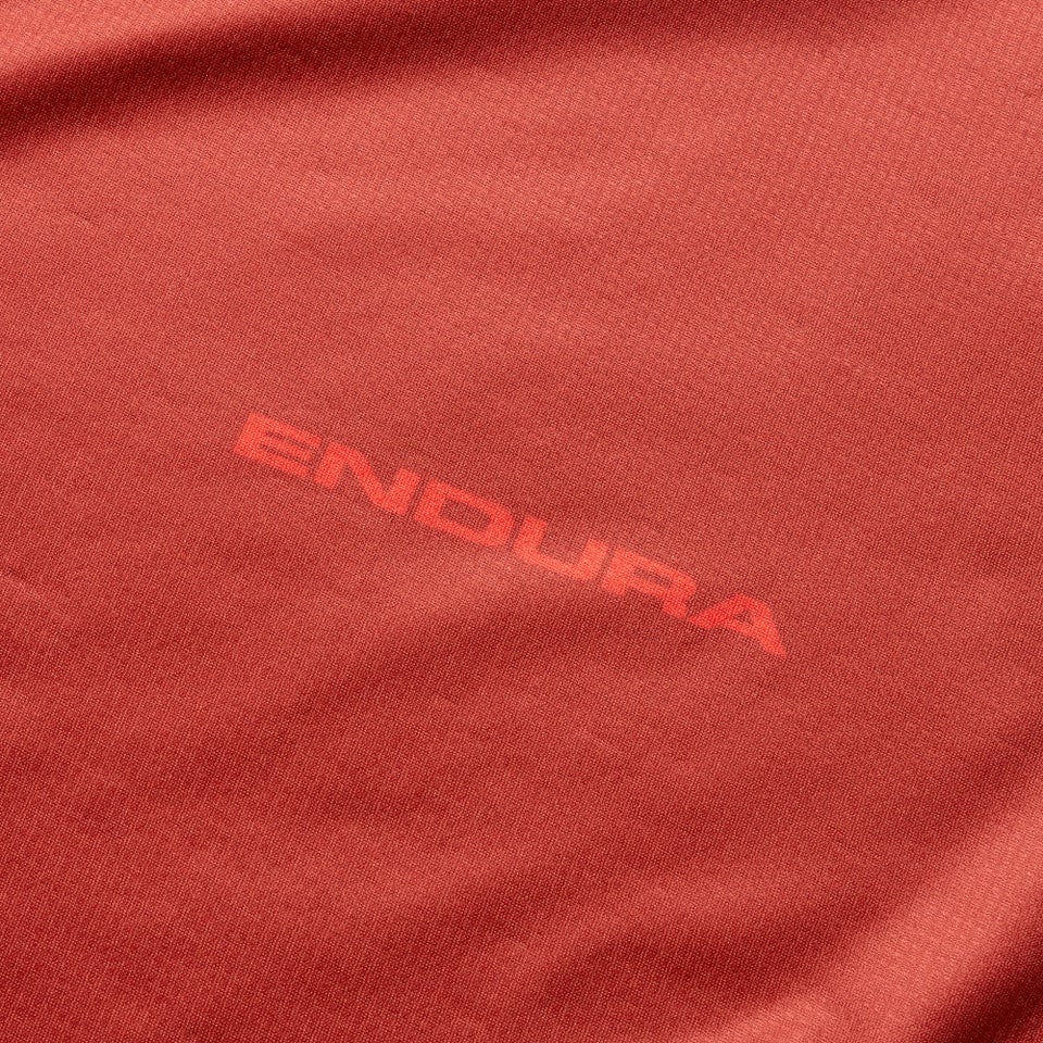 Men's Ltd Botanic Print S/S Tee - Brick