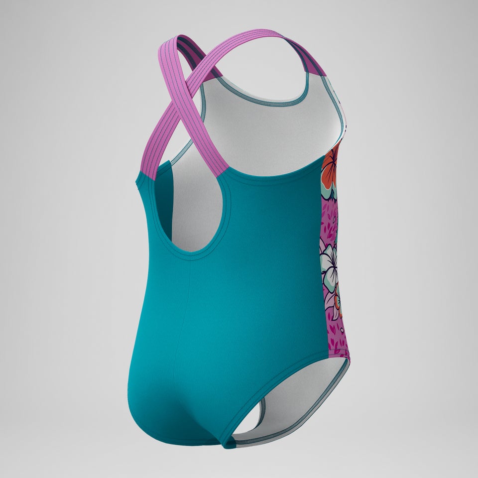 Infant Girls' Learn to Swim Printed Crossback Swimsuit Green