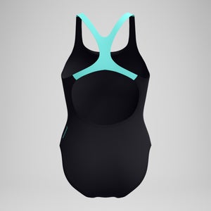 Maillot de bain Femme Medley Logo noir/turquoise