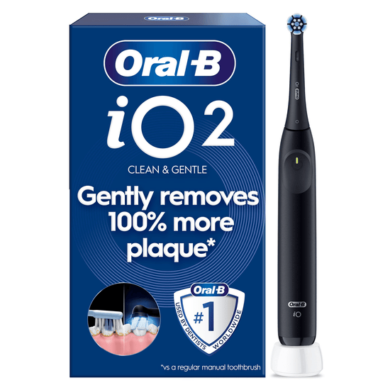 Oral−B IOG52J62KBK BLACK Oral-B iO2 Series Night Black Electric Toothbrush | Oral-B UK