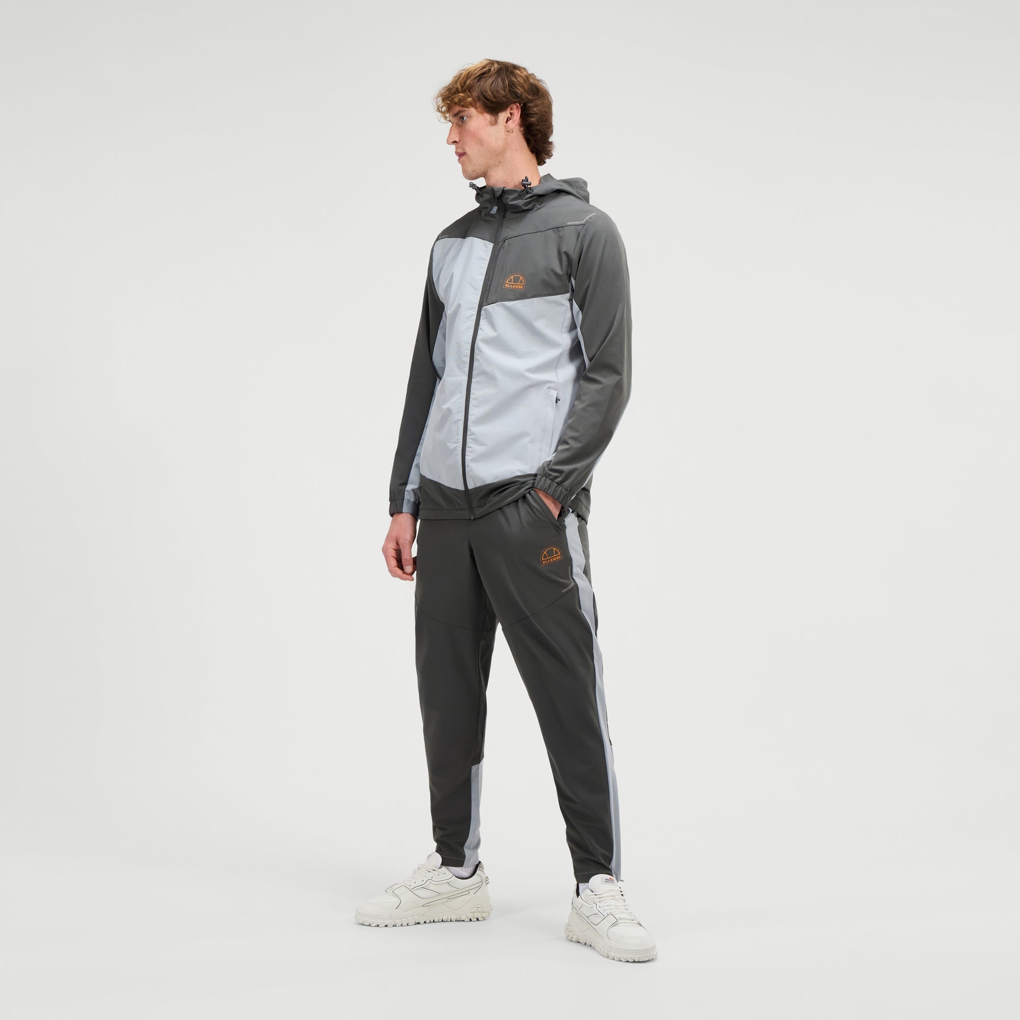 Men's Corsanro Track Jacket Dark Grey/Light Grey | ellesse UK