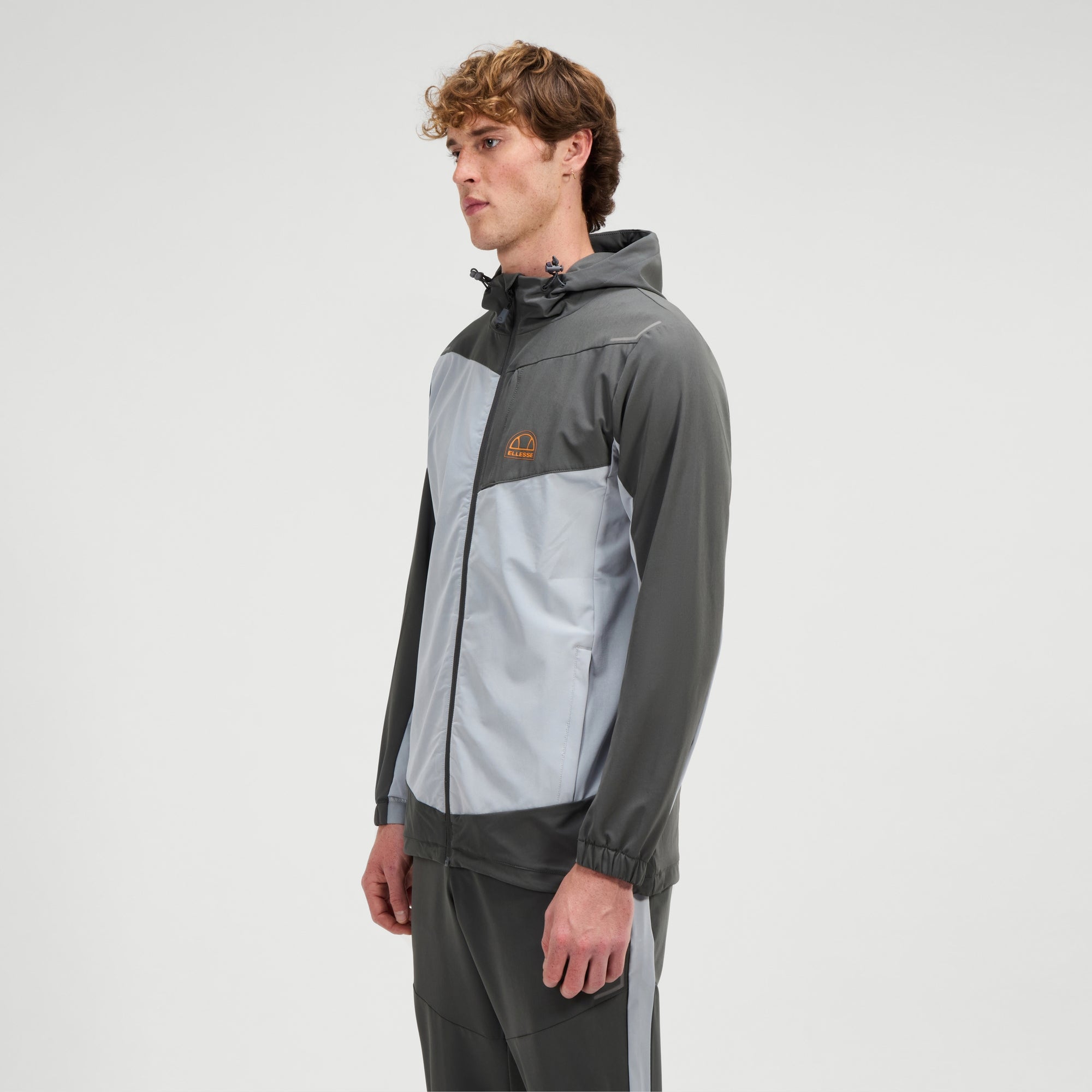 Men's Corsanro Track Jacket Dark Grey/Light Grey | ellesse UK