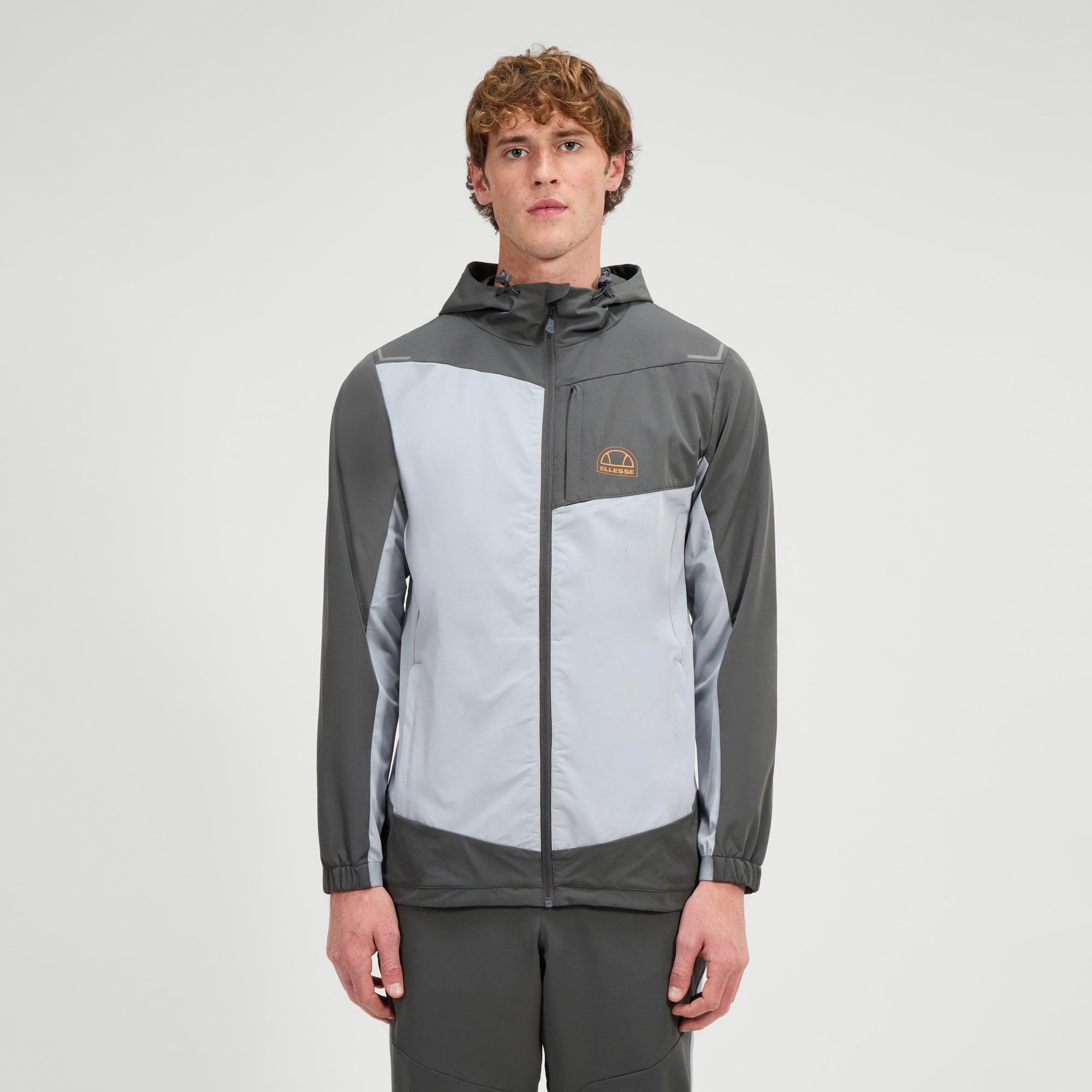 Men's Corsanro Track Jacket Dark Grey/Light Grey | ellesse UK