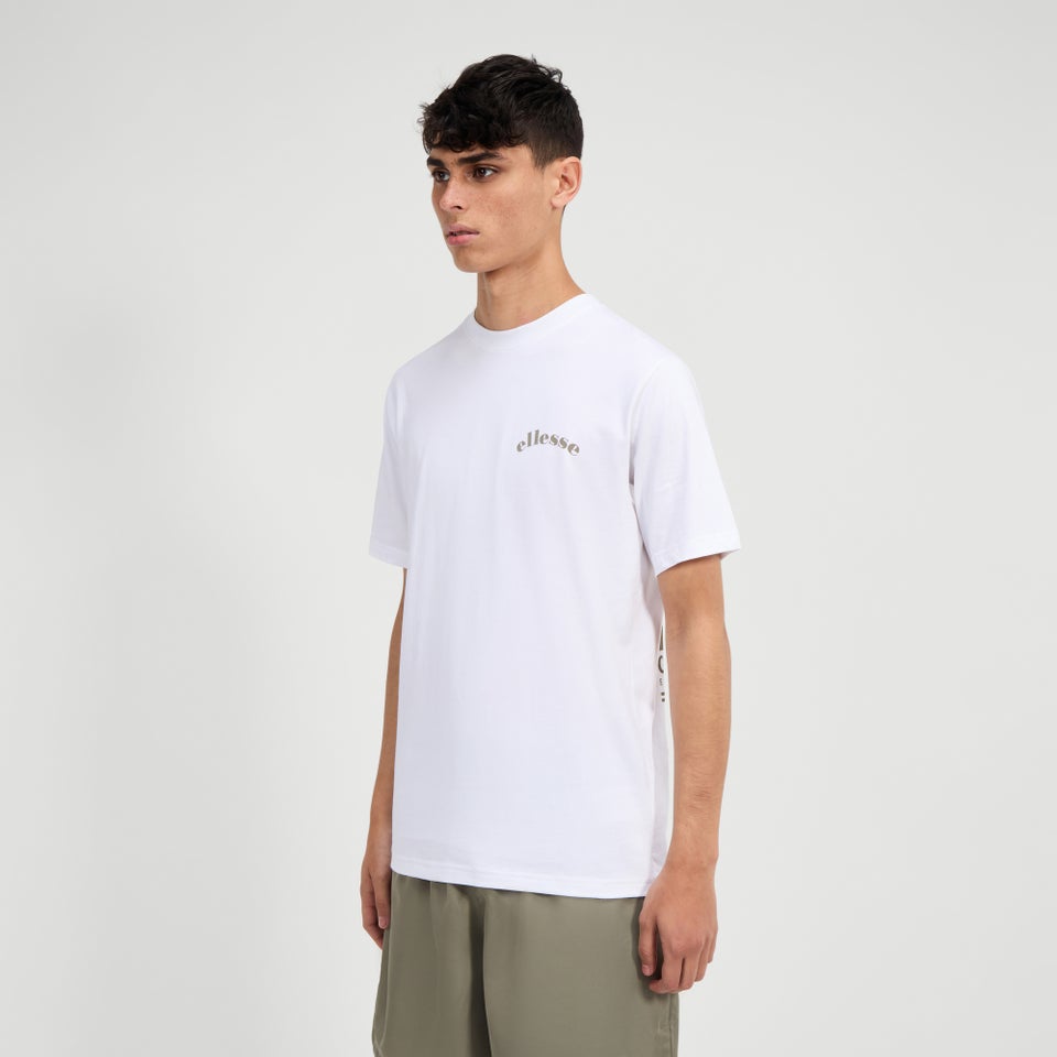 Courtside Club T-Shirt für Herren Weiss