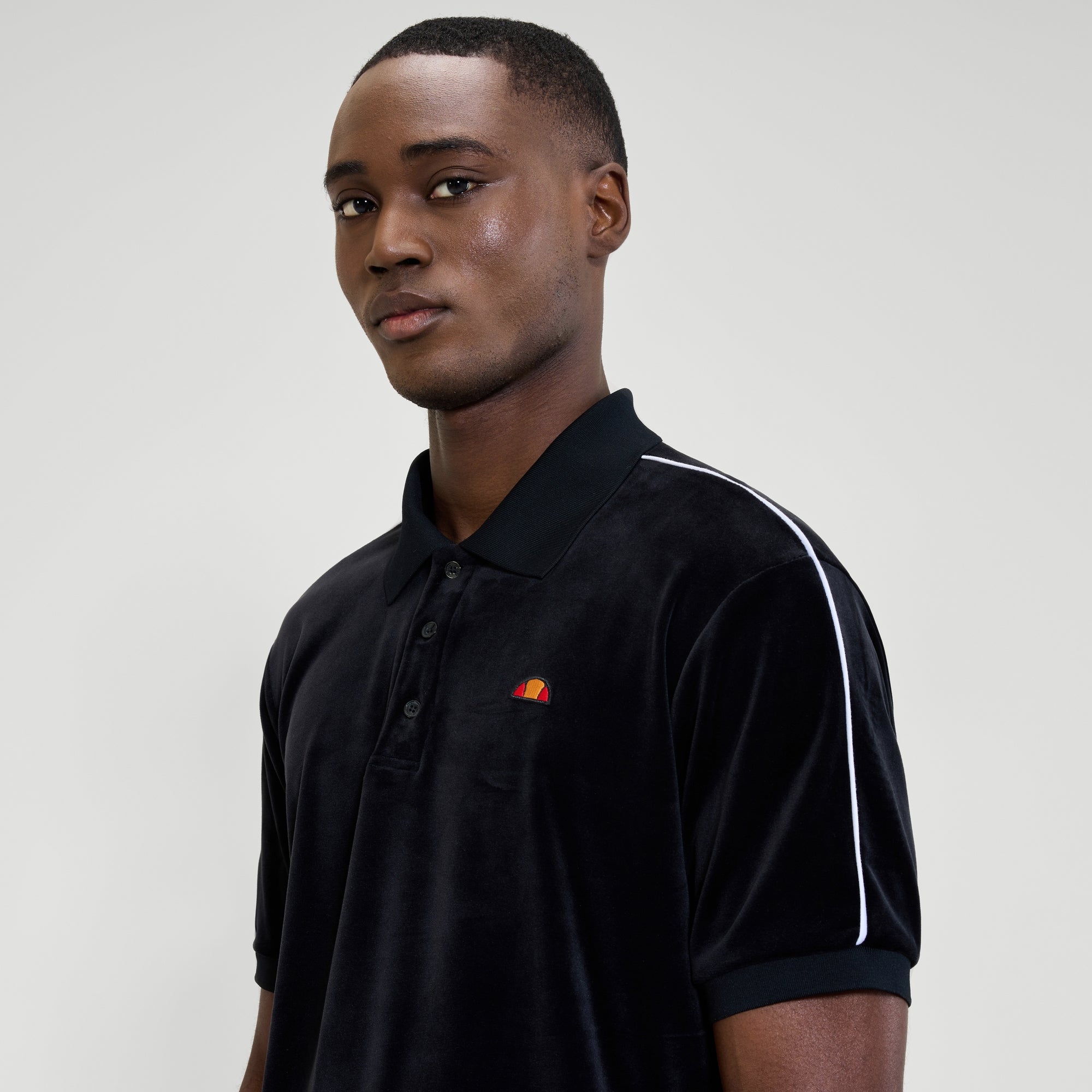 Men's Sinise Polo Black | ellesse UK