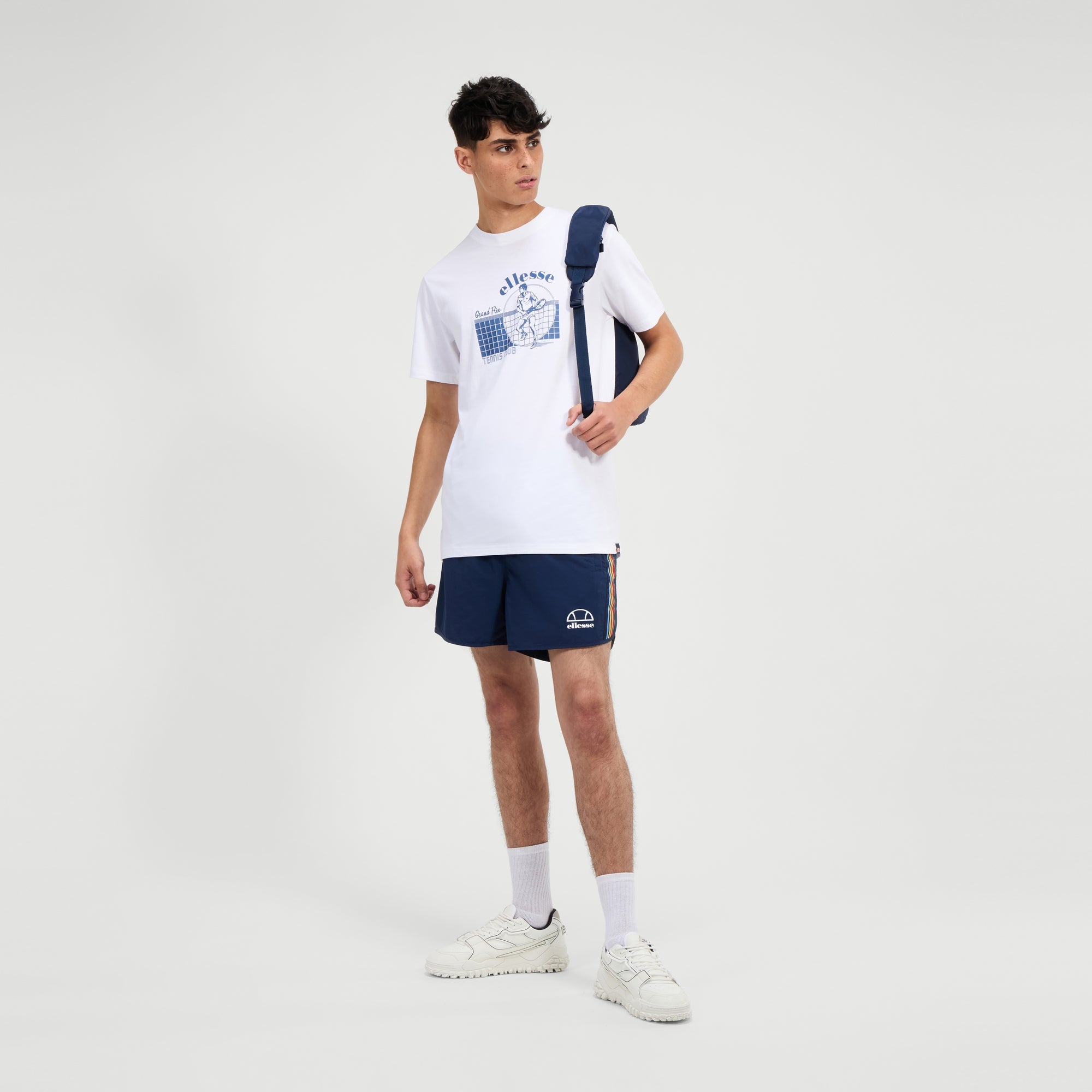 Men's Courtside Club Tee White | ellesse UK