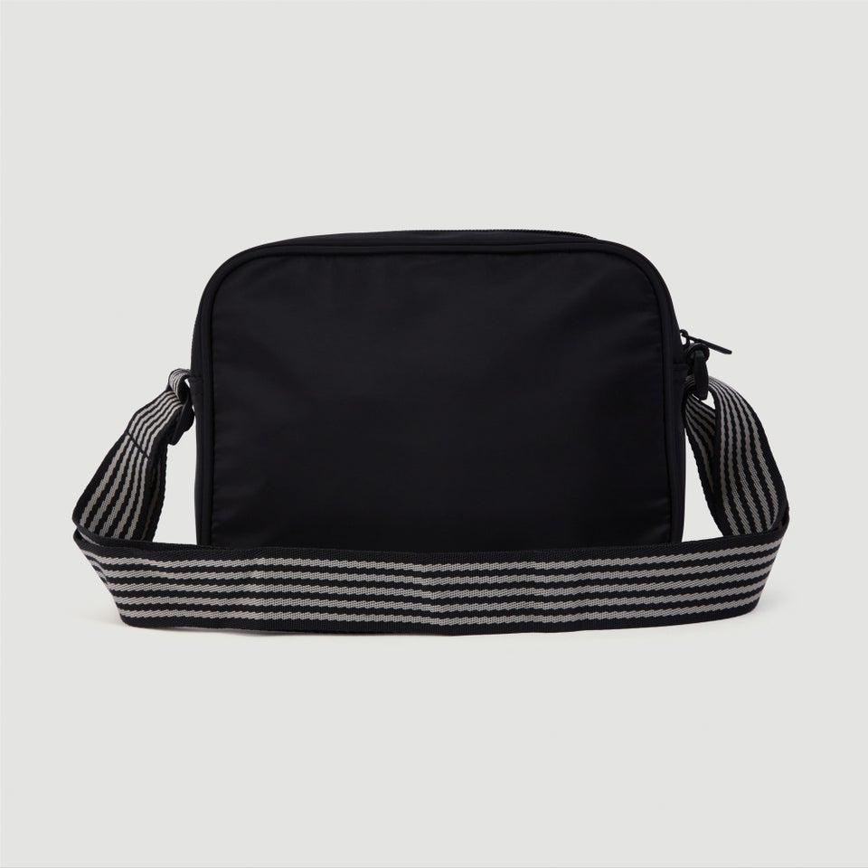 Luquello Crossbody-Tasche für Herren Schwarz
