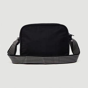 Luquello Crossbody-Tasche für Herren Schwarz
