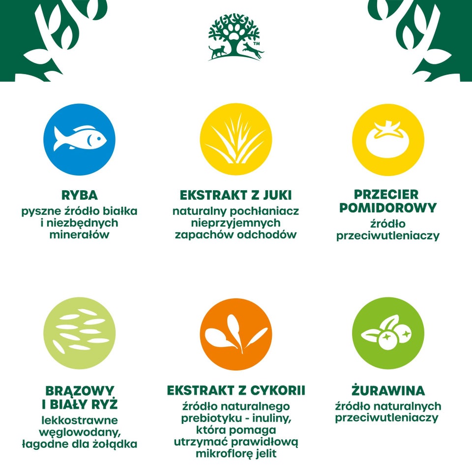 Hipoalergiczna Sucha Karma dla Dorosłych Kotów Bogata w Rybę