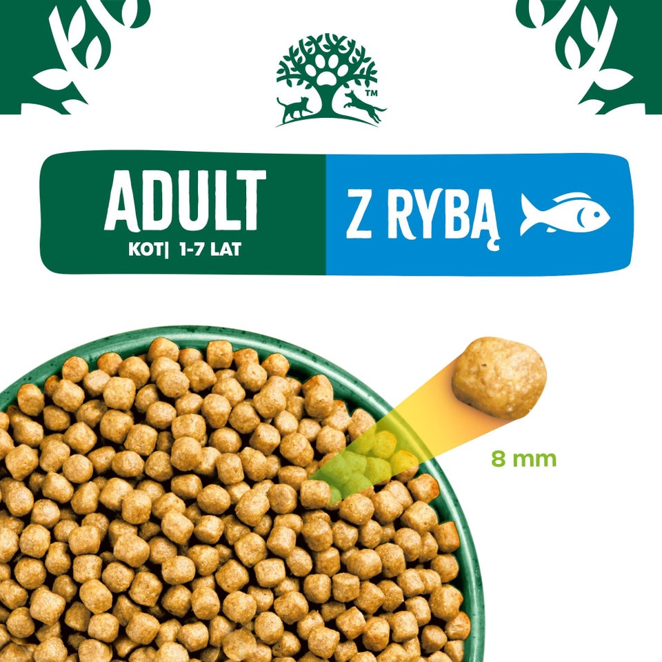 Hipoalergiczna Sucha Karma dla Dorosłych Kotów Bogata w Rybę