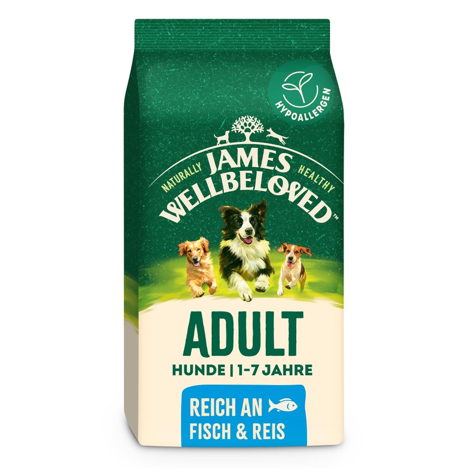 Adult Hund Trocken reich an Fisch & Reis