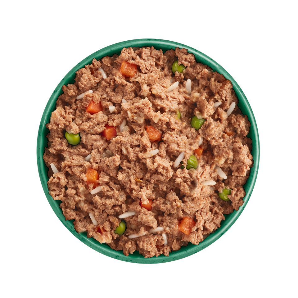 Puppy Wet Dog Food Chicken, Rice & Vegetables in Loaf 1 can