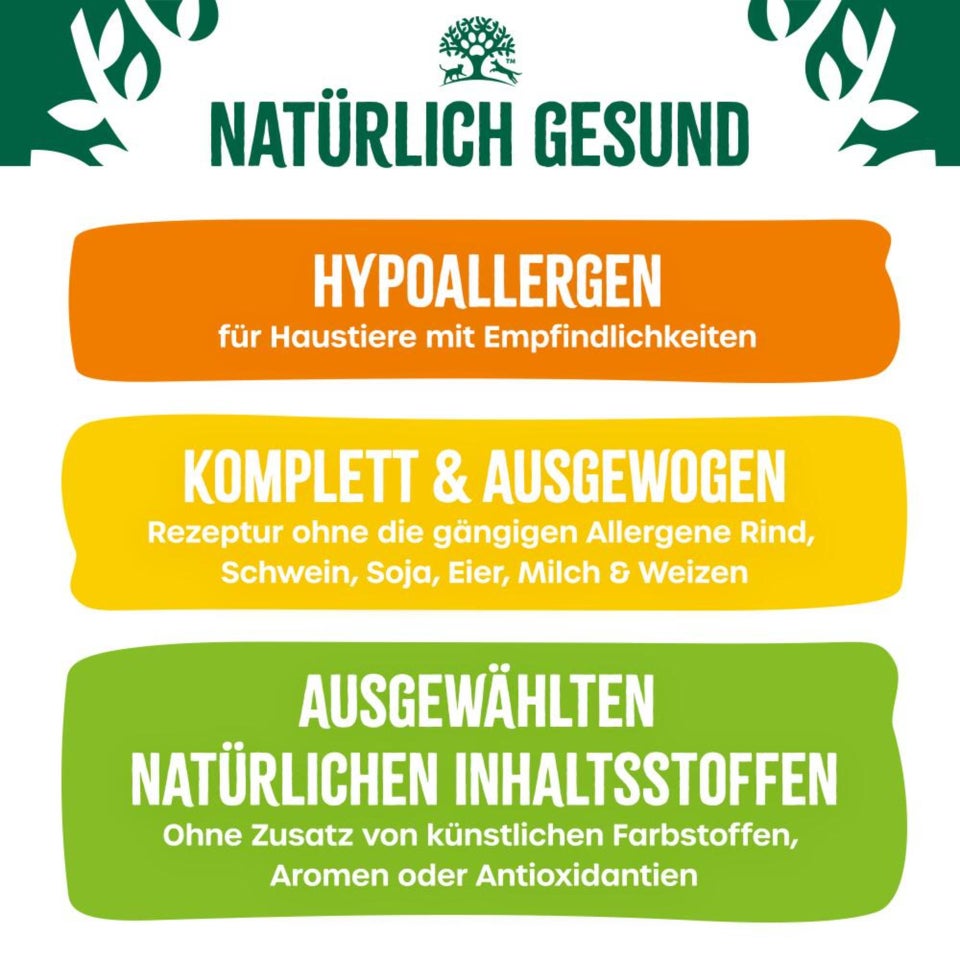 Adult Hund Nass ohne Getreide Huhn mit Gemüse in Pastete - 400g Dose