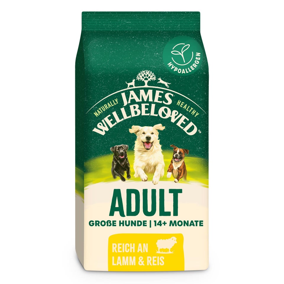 Adult Hund Trocken reich an Lamm & Reis für große Hunde