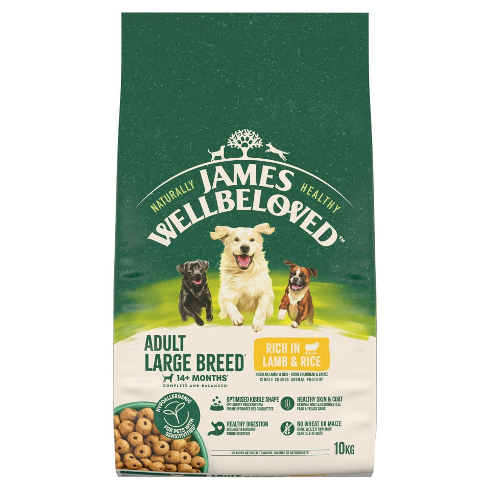 Hipoalergiczna Sucha Karma dla Dorosłych Psów Dużych Ras Bogata w Jagnięcinę