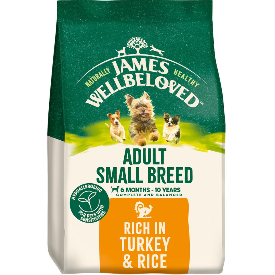 Adult Turkey & Rice Small Breed Dry Dog Food