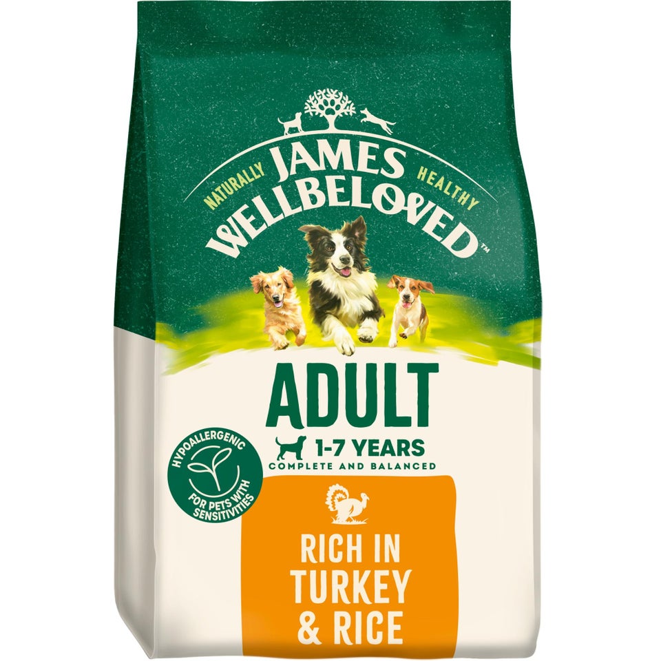 Adult Turkey & Rice Dry Dog Food