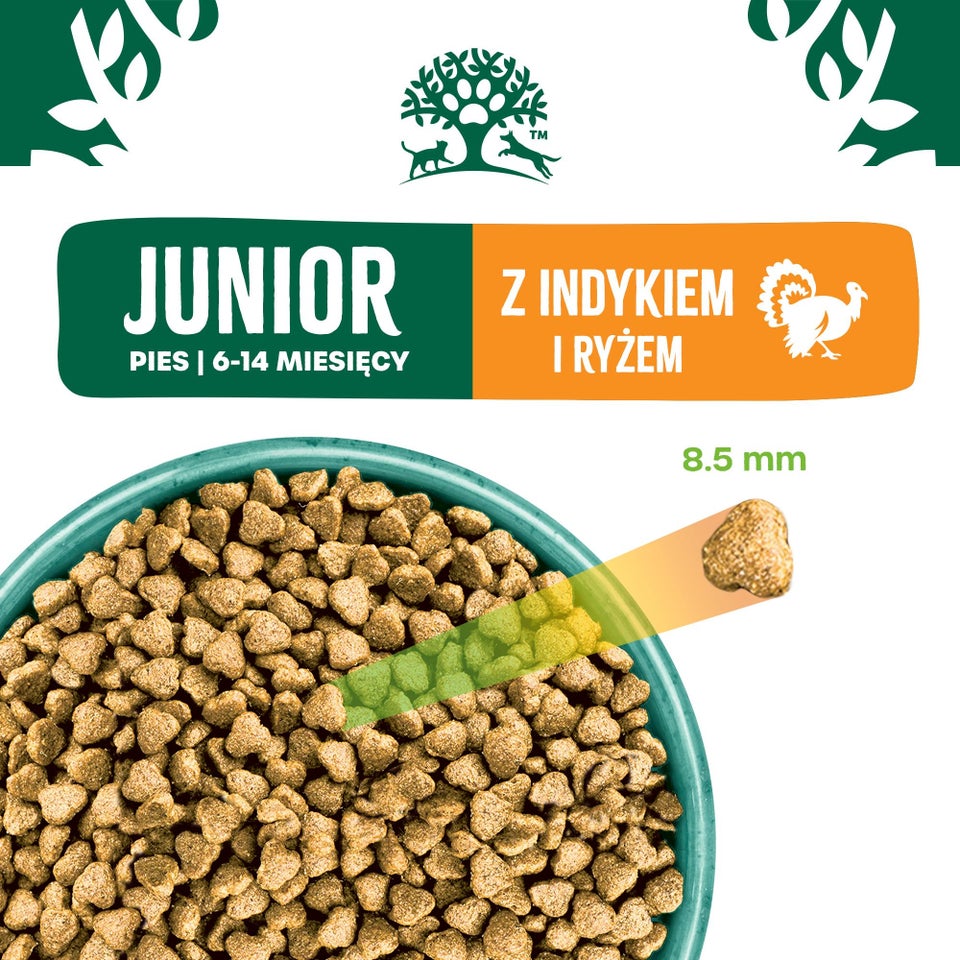 Hipoalergiczna Sucha Karma dla Szczeniąt Bogata w Indyka