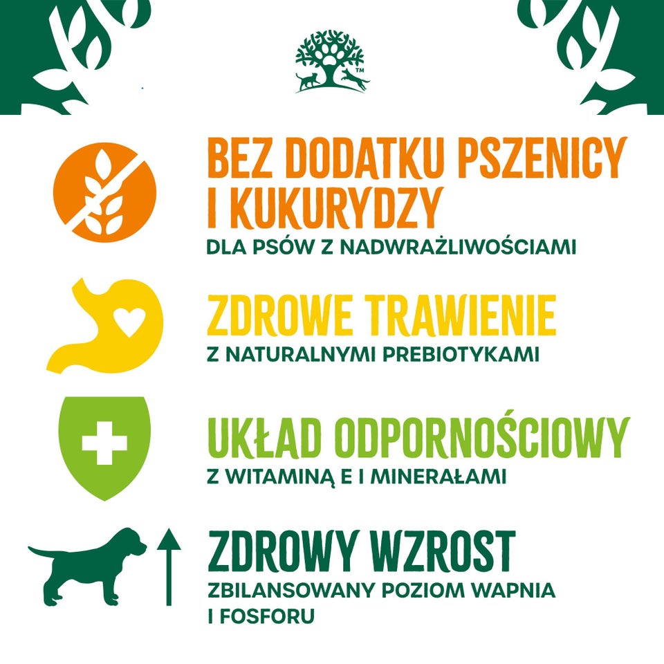 Hipoalergiczna Sucha Karma dla Szczeniąt Bogata w Indyka