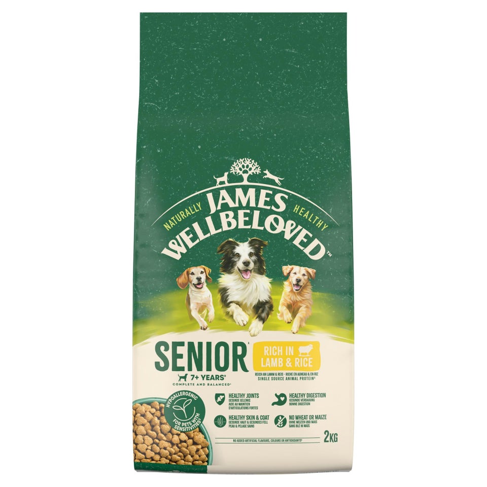 Hipoalergiczna Sucha Karma dla Starszych Psów Bogata w Jagnięcinę 2 kg