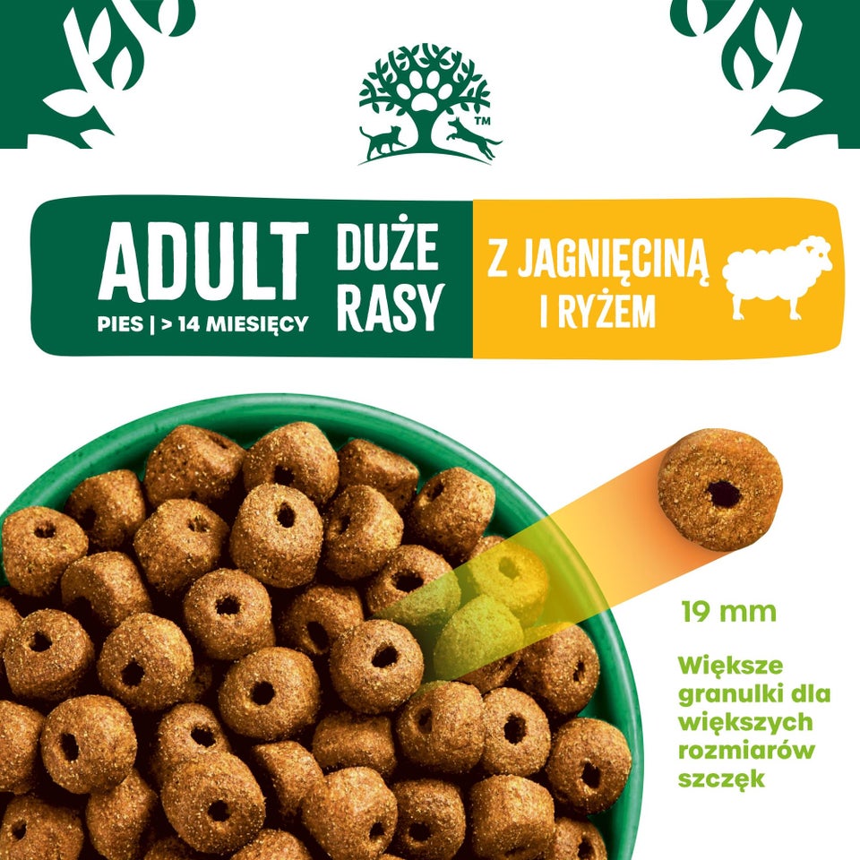 Hipoalergiczna Sucha Karma dla Dorosłych Psów Dużych Ras Bogata w Jagnięcinę 10 kg