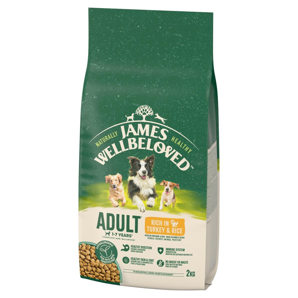 Hipoalergiczna Sucha Karma dla Dorosłych Psów Bogata w Indyka 2 kg