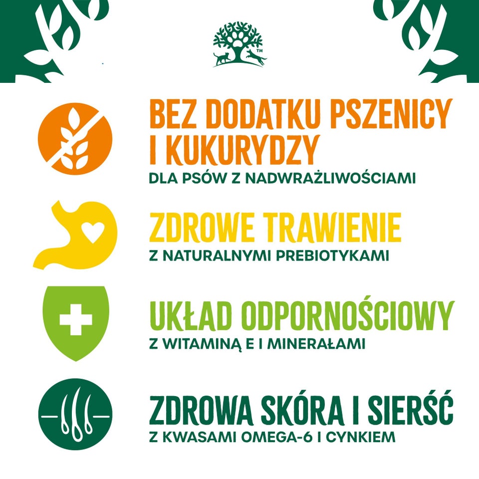 Hipoalergiczna Sucha Karma dla Dorosłych Psów Bogata w Indyka 2 kg