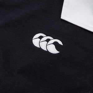 MENS SOLID DYE RUGBY BLACK