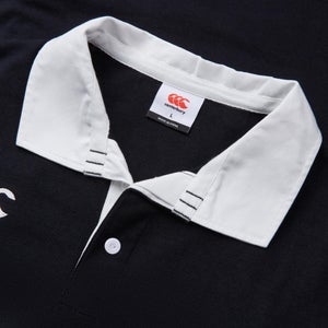 MENS SOLID DYE RUGBY BLACK