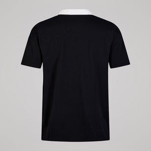 MENS SOLID DYE RUGBY BLACK