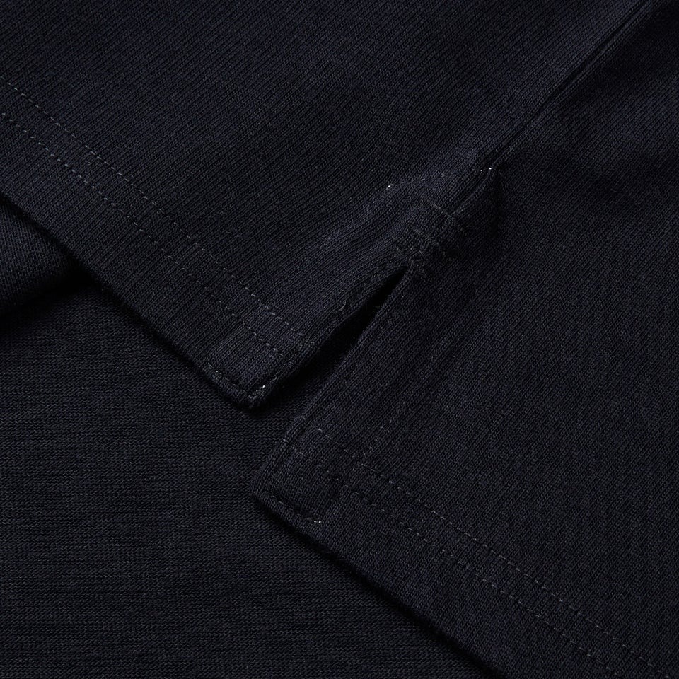 MENS SOLID DYE RUGBY BLACK