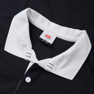 MENS YARN DYE RUGBY BLACK